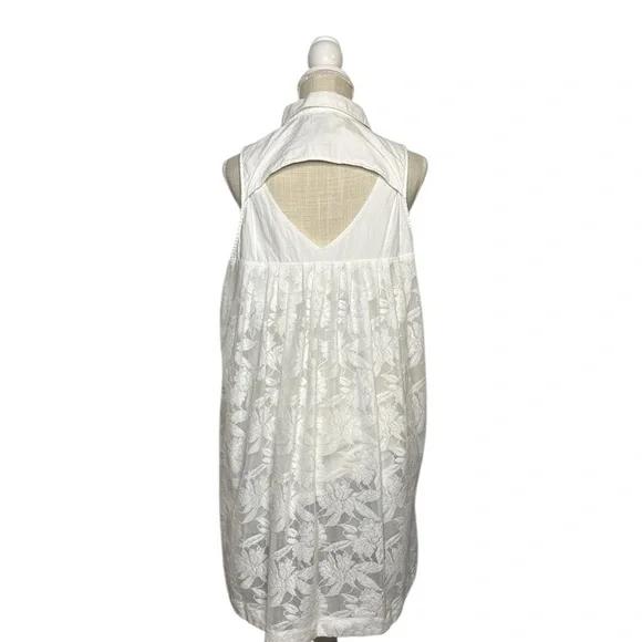 HD in Paris White Lace Dress Bridal Beachy size Large - Picture 4 of 7